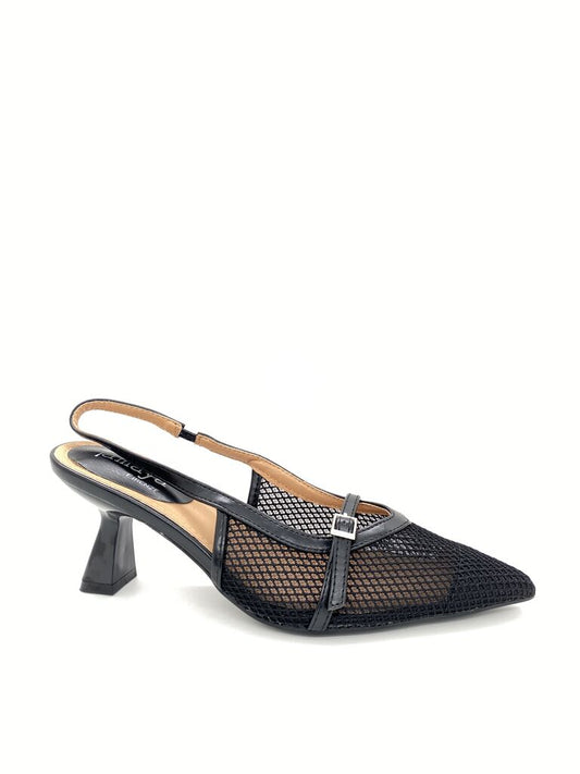 Sling-Back Mesh BLACK