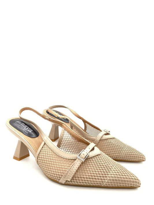 Sling-Back Mesh KHAKI