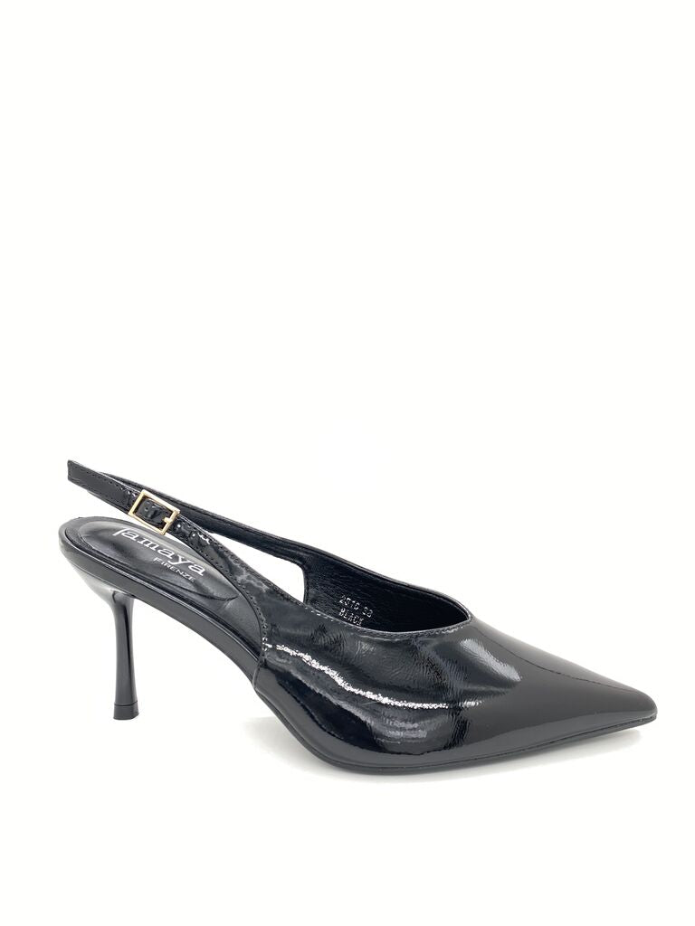 Sling-Back Vernice BLACK