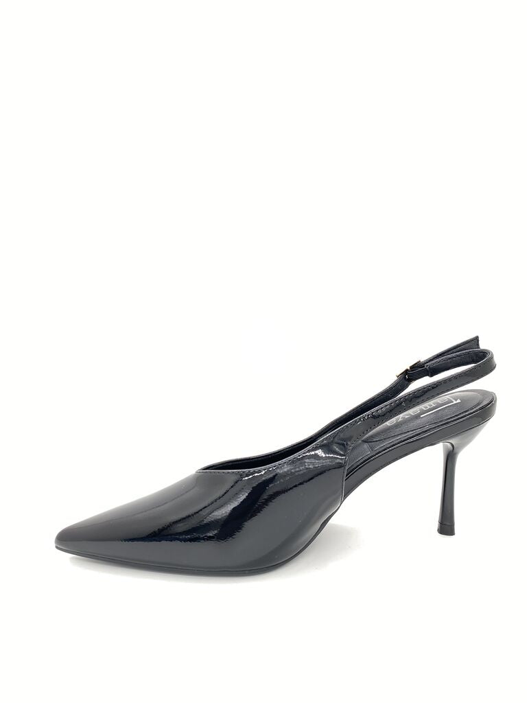 Sling-Back Vernice BLACK