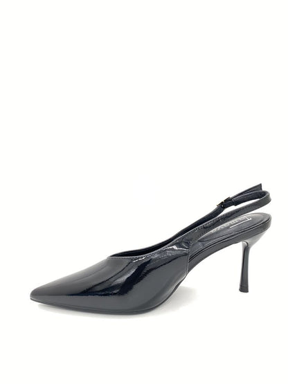 Sling-Back Vernice BLACK
