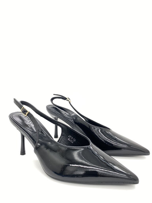 Sling-Back Vernice BLACK