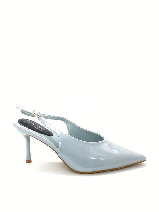 Sling-Back Vernice BLUE