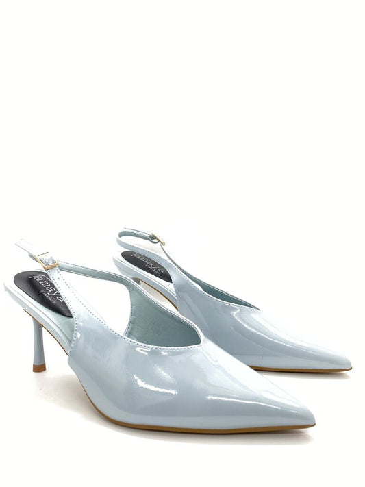 Sling-Back Vernice BLUE