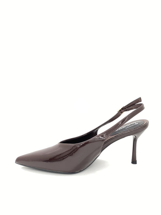 Sling-Back Vernice BROWN