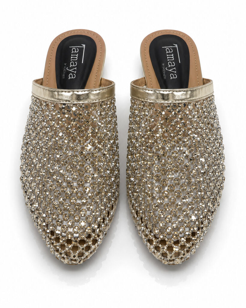 Mule Strass GOLD