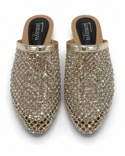 Mule Strass GOLD
