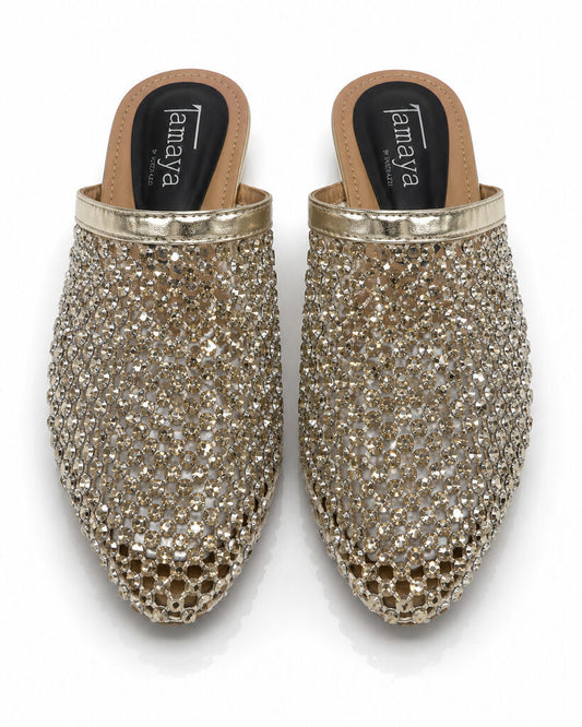 Mule Strass GOLD