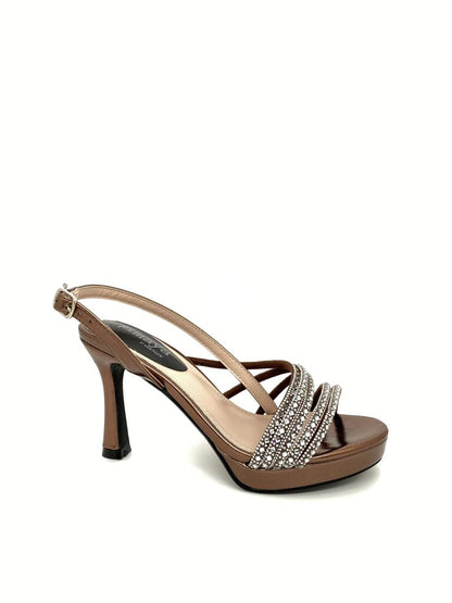 Sandal Strass BROWN