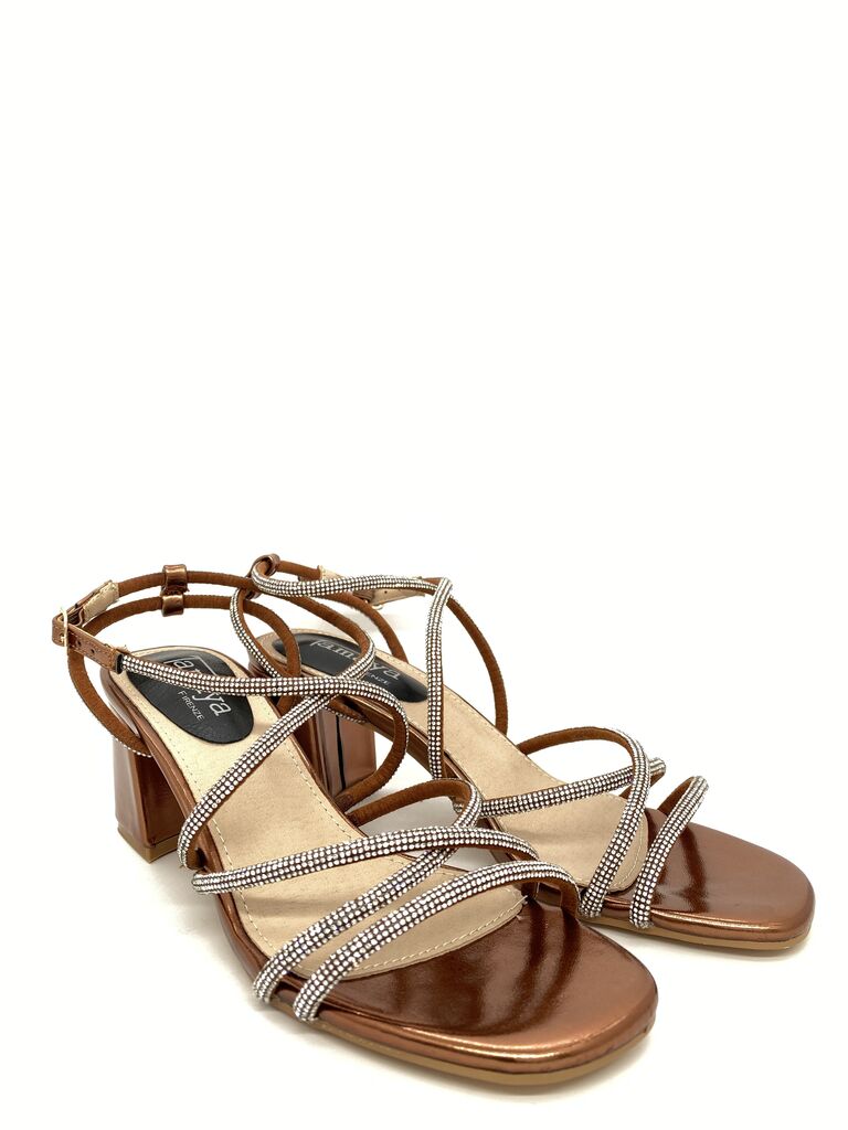 Sandal Strass BRONZE