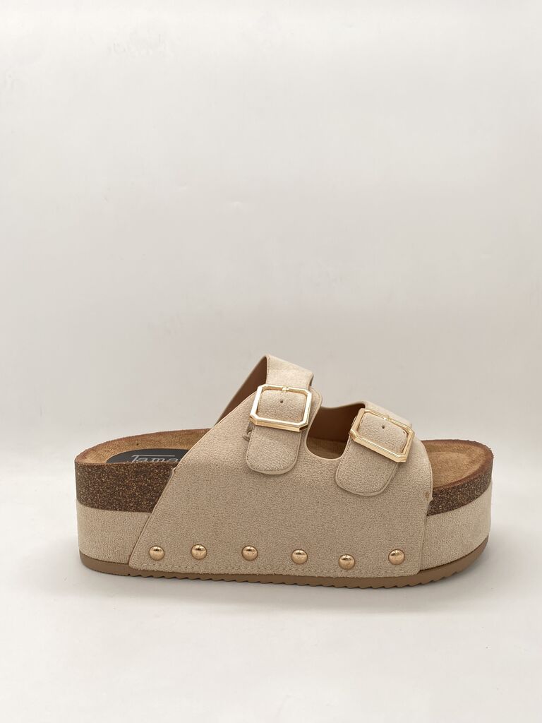Slide Suede BEIGE