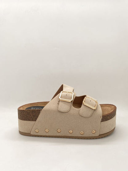 Slide Suede BEIGE