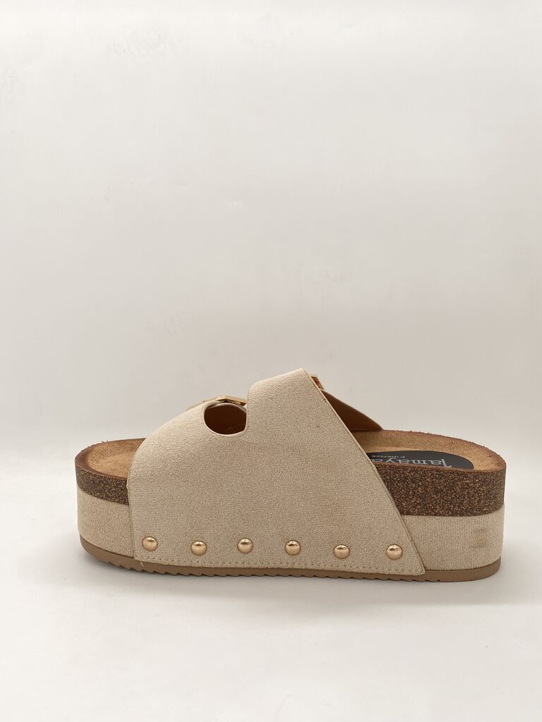Slide Suede BEIGE