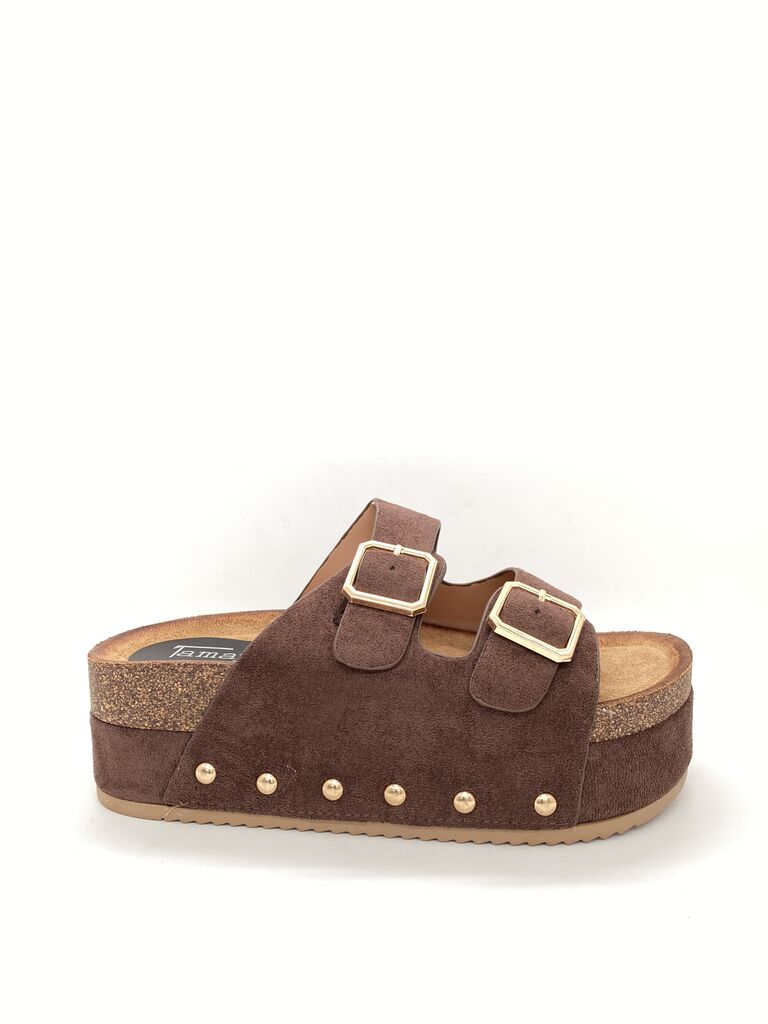 Slide Suede BROWN