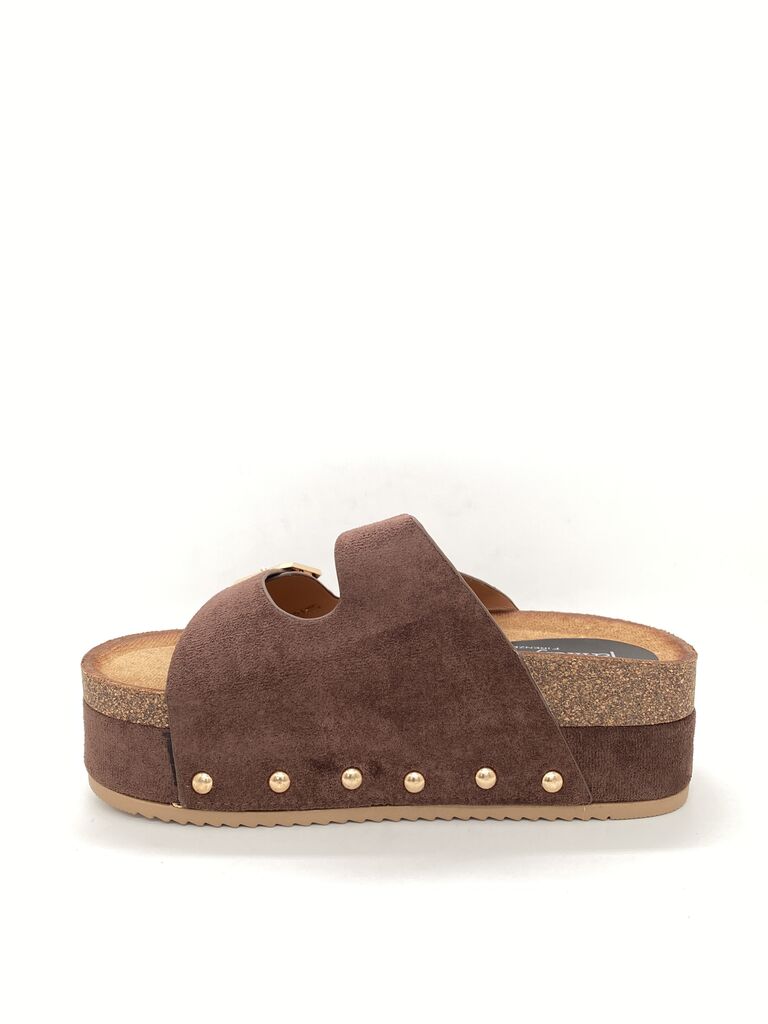 Slide Suede BROWN