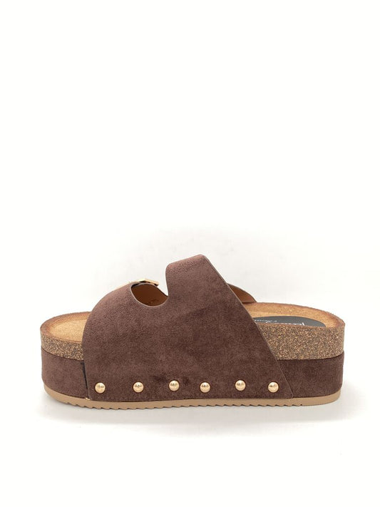 Slide Suede BROWN
