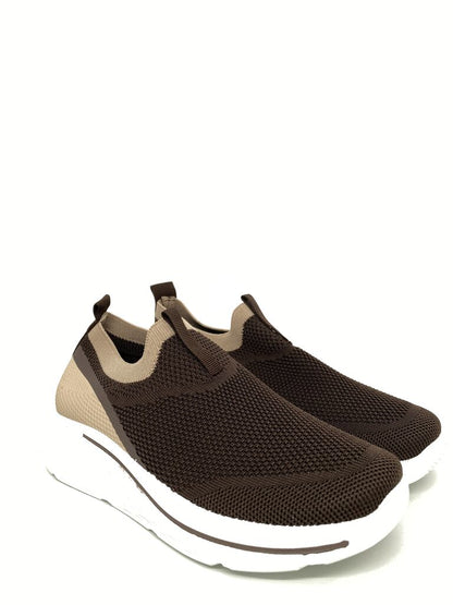 Slip on Sock/Mesh BROWN