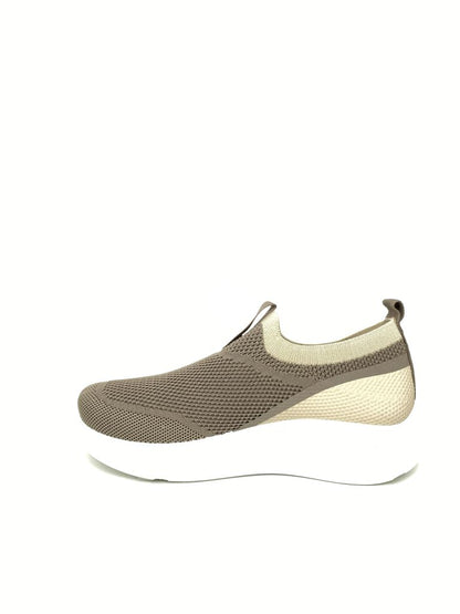 Slip on Sock/Mesh TAUPE