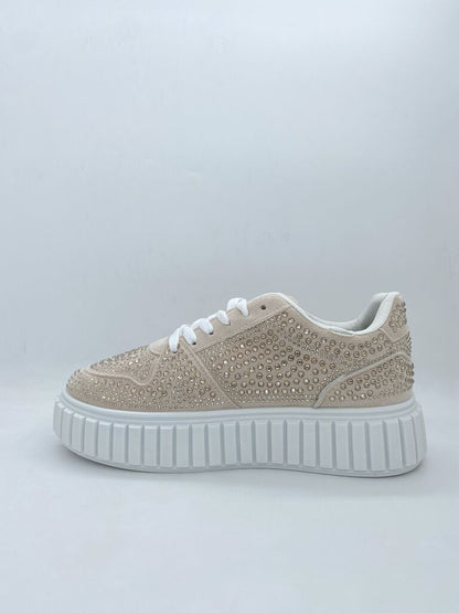 Sneaker Strass BEIGE