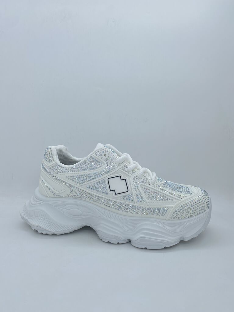 Sneaker Strass WHITE