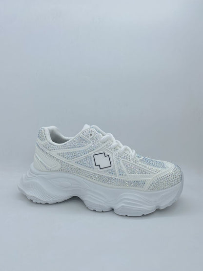 Sneaker Strass WHITE