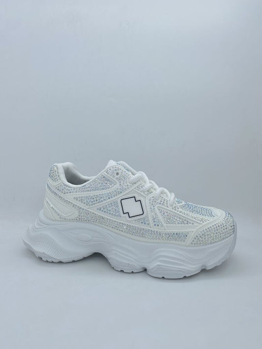 Sneaker Strass WHITE