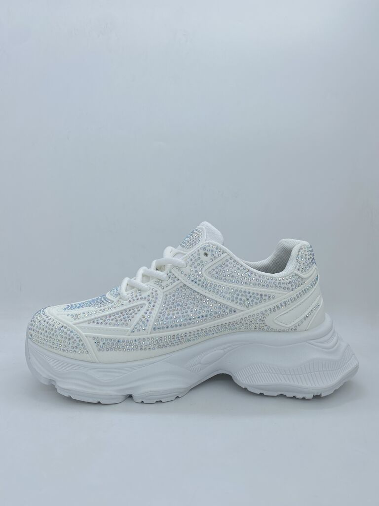 Sneaker Strass WHITE