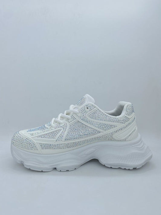 Sneaker Strass WHITE