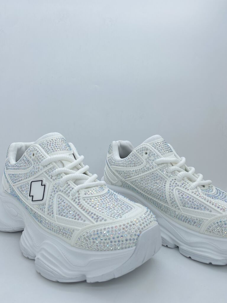 Sneaker Strass WHITE