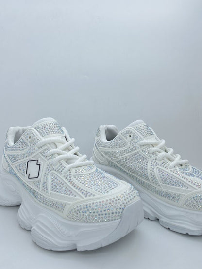 Sneaker Strass WHITE