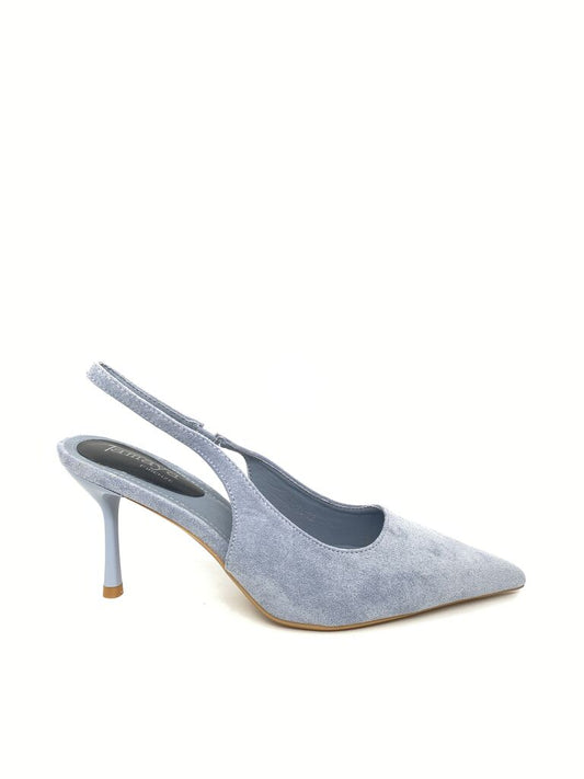 Sling-Back Suede BLUE