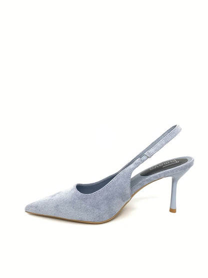 Sling-Back Suede BLUE