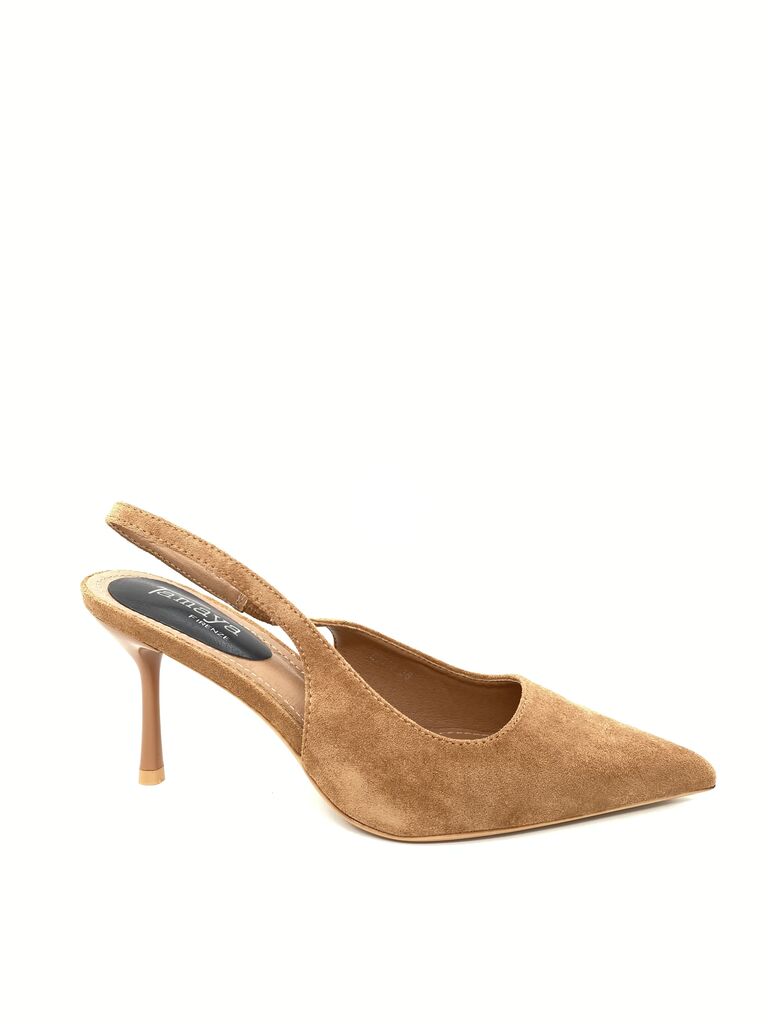 Sling-Back Suede CAMEL