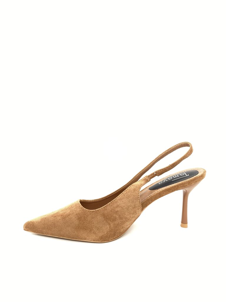 Sling-Back Suede CAMEL