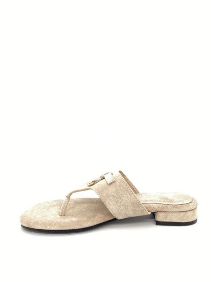 Flat Shoe Suede BEIGE