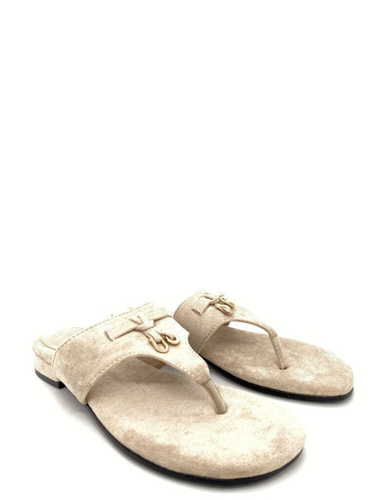 Flat Shoe Suede BEIGE