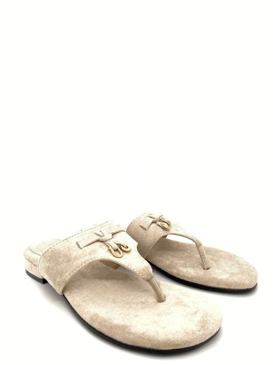 Flat Shoe Suede BEIGE
