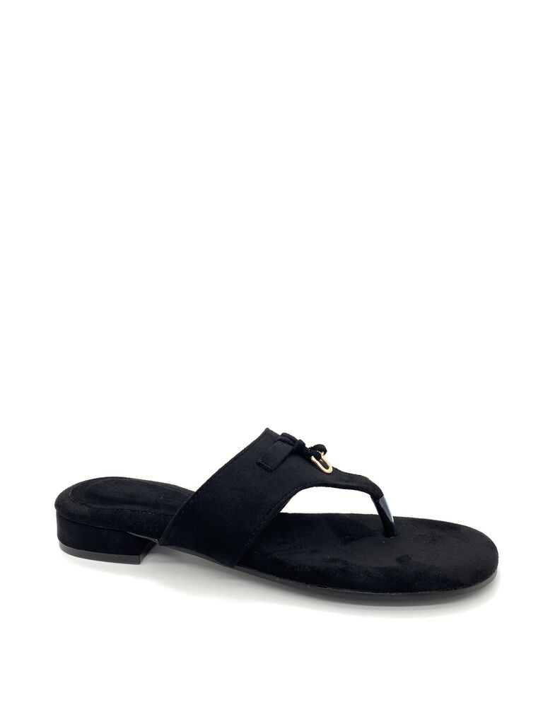 Flat Shoe Suede BLACK