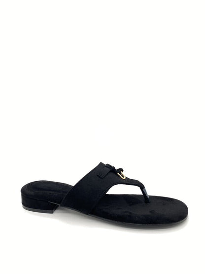 Flat Shoe Suede BLACK