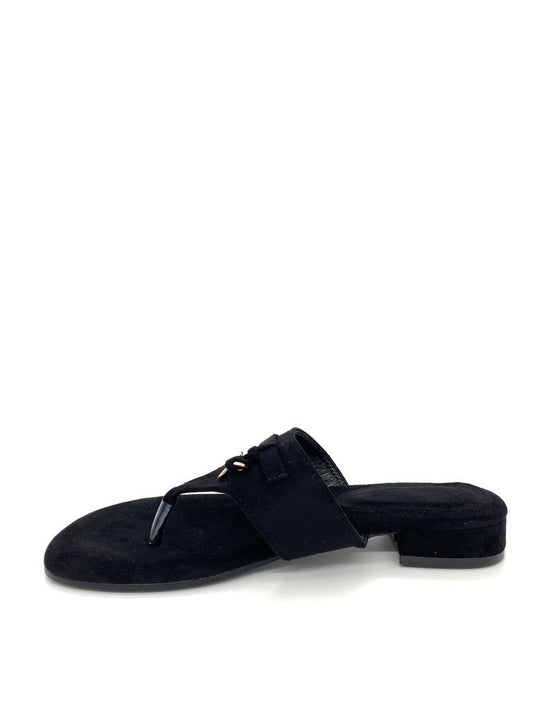 Flat Shoe Suede BLACK