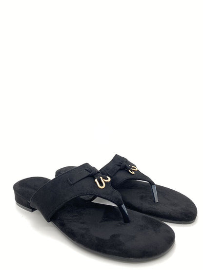 Flat Shoe Suede BLACK