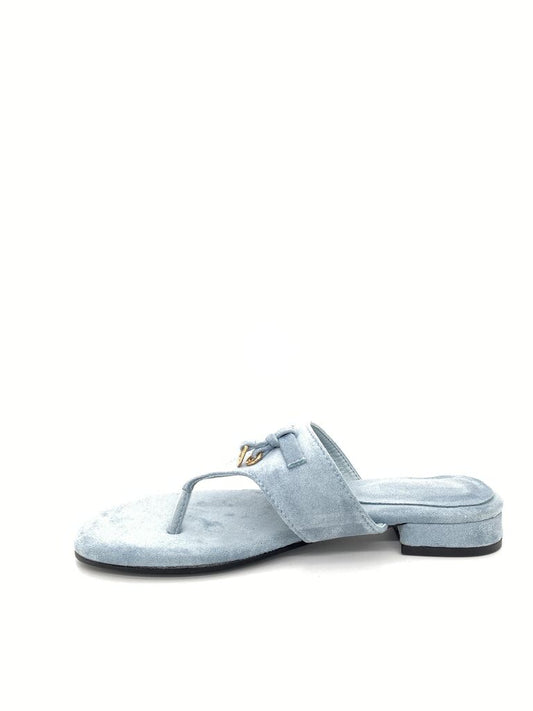 Flat Shoe Suede BLUE