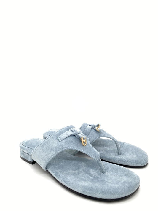 Flat Shoe Suede BLUE