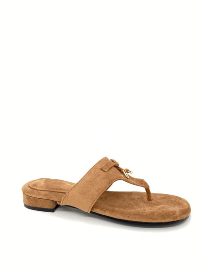 Flat Shoe Suede CAMEL