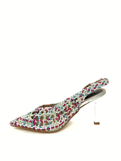 Sling-Back Braided Laminato COLOR