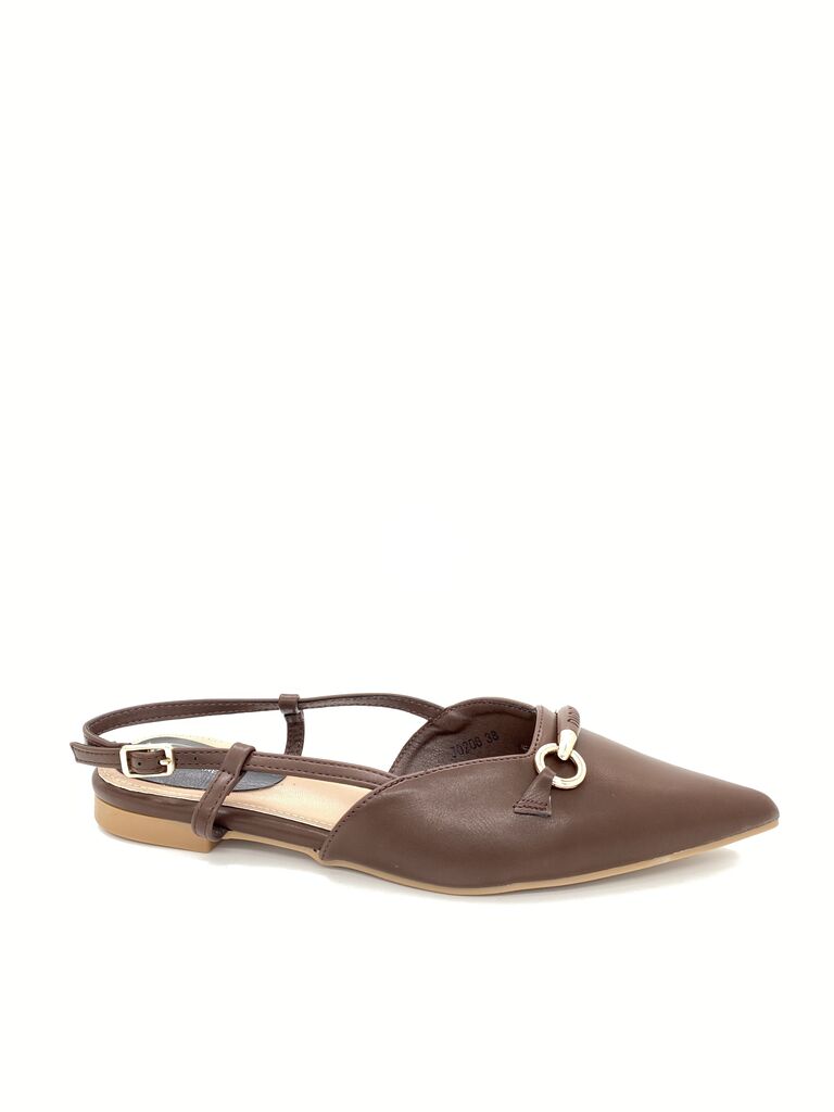 Sling-Back Nappa BROWN