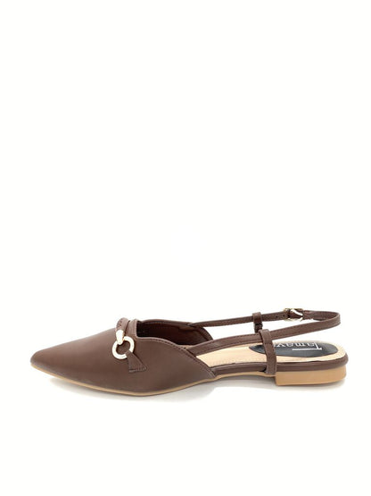 Sling-Back Nappa BROWN