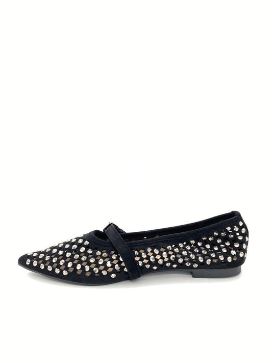 Mary Jane Shoe Suede BLACK