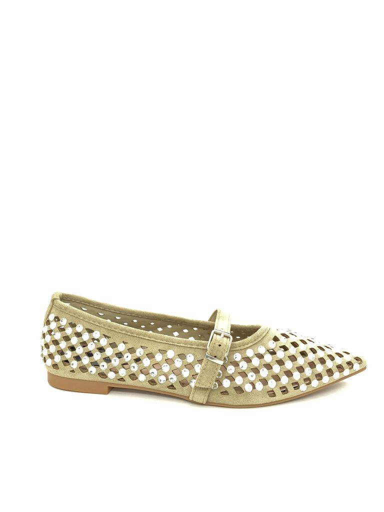 Mary Jane Shoe Suede GREEN