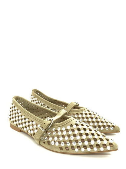 Mary Jane Shoe Suede GREEN